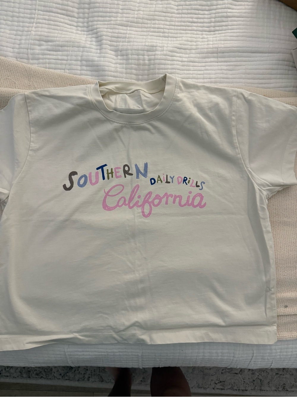 Daily Drills Southern California Graphic Tee - Cream
